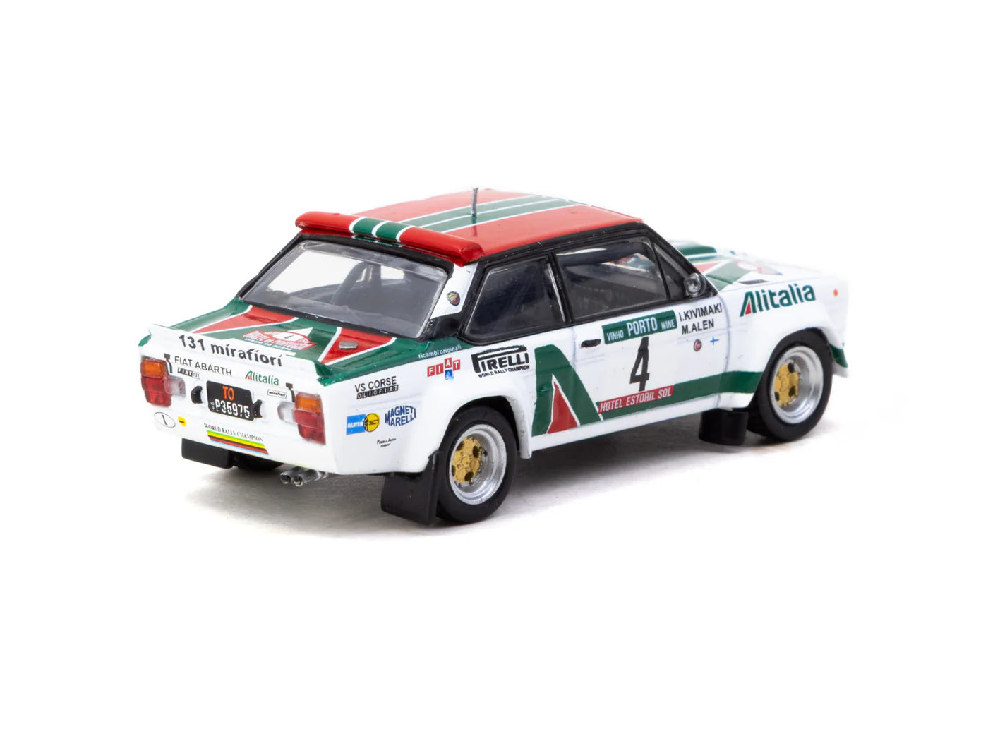 [Pre Order] Tarmac Works - FIAT 131 ABARTH Rally Rallye de Portugal - Vinho do Porto 1978 Winner #04 - HOBBY64