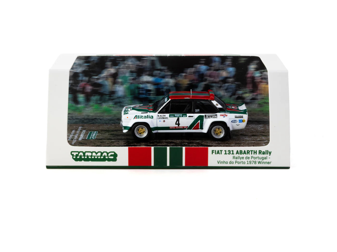 [Pre Order] Tarmac Works - FIAT 131 ABARTH Rally Rallye de Portugal - Vinho do Porto 1978 Winner #04 - HOBBY64