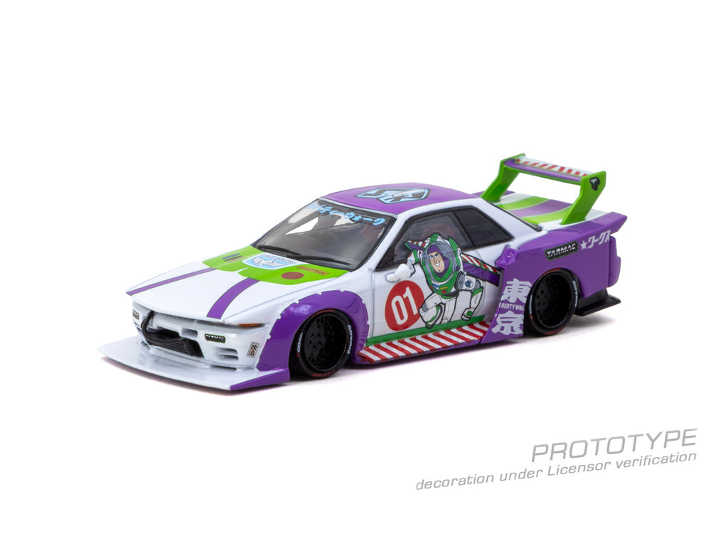 [Pre Order] Tarmac Works - LB-KAIDO WORKS R32 Skyline Buzz Lightyear