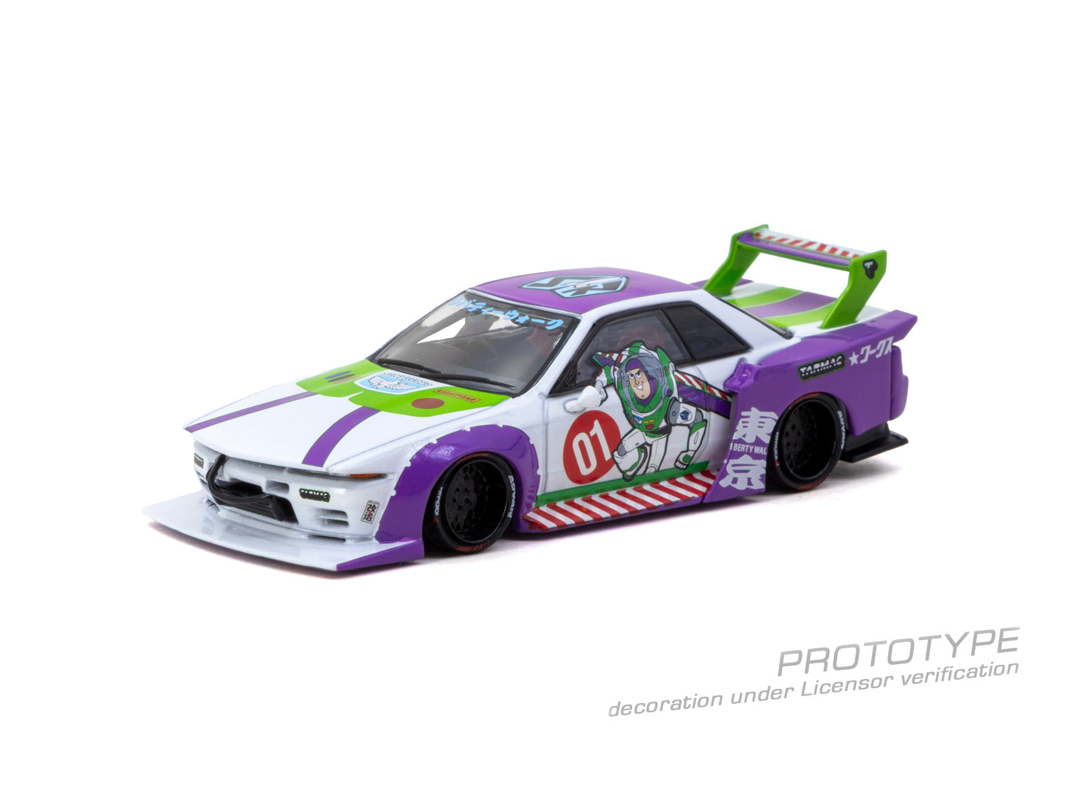 [Pre Order] Tarmac Works - LB-KAIDO WORKS R32 Skyline Buzz Lightyear