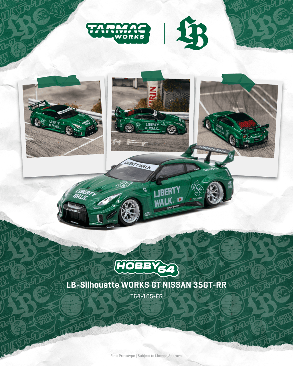 LB-Silhouette WORKS GT NISSAN 35GT-RR - Emerald green