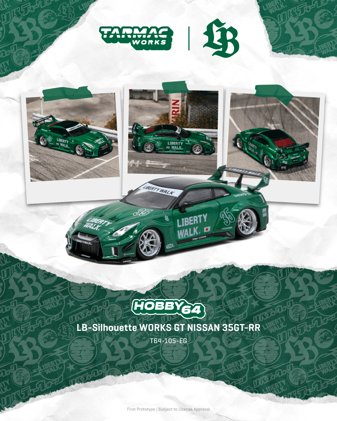 LB-Silhouette WORKS GT NISSAN 35GT-RR - Emerald green