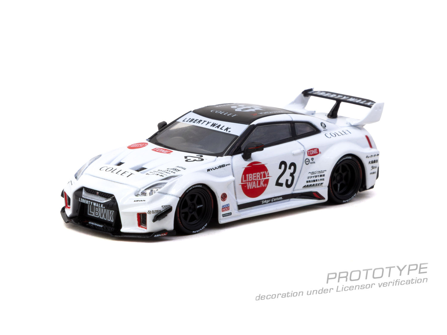 [Pre Order] Tarmac Works - LB-Silhouette WORKS GT NISSAN 35GT-RR - White