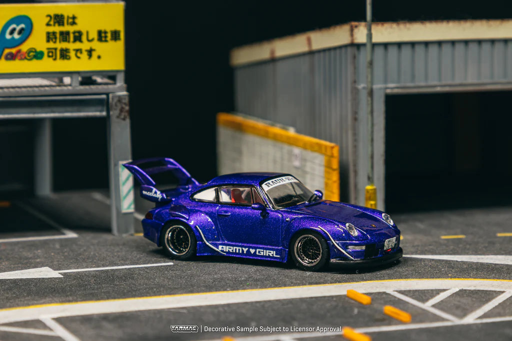 [Pre Order, Free Shipping] Tarmac Works 1/64 RWB 993 ARMY GIRL - HOBBY64