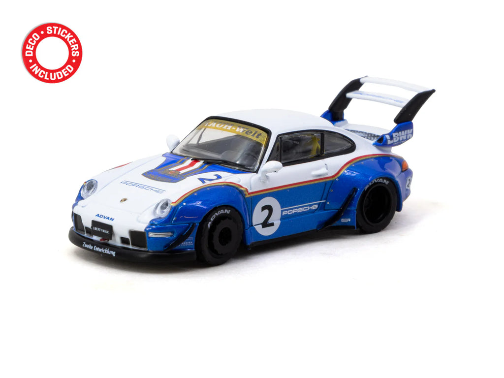 [Pre Order] Tarmac Works - RWB 993 Liberty Walk with Container Packaging - Hobby64
