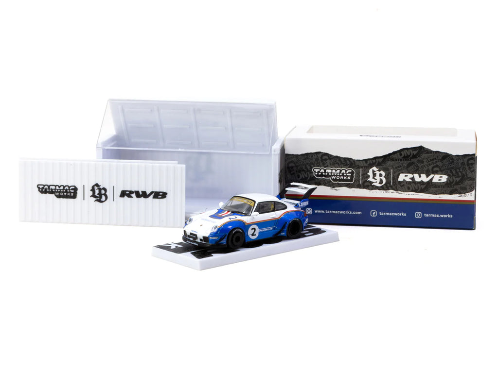 [Pre Order] Tarmac Works - RWB 993 Liberty Walk with Container Packaging - Hobby64