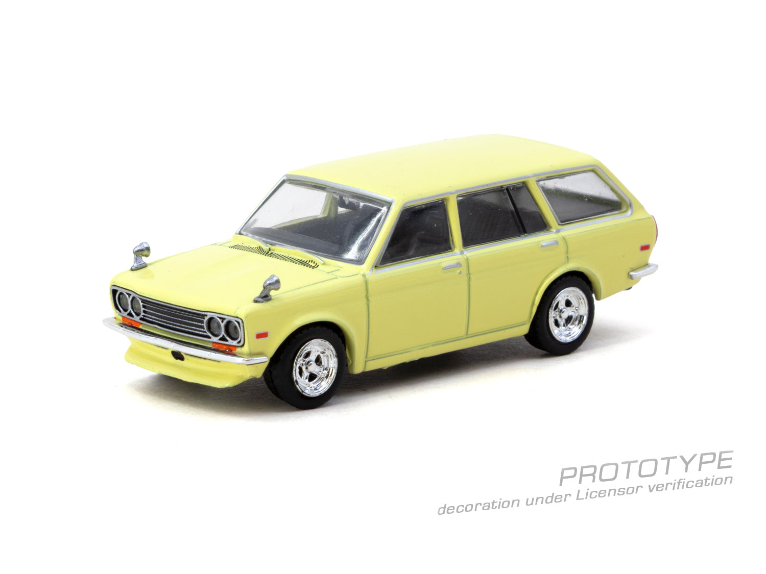 [Pre Order, Box] Tarmac Works - Datsun Bluebird 510 Wagon Yellow