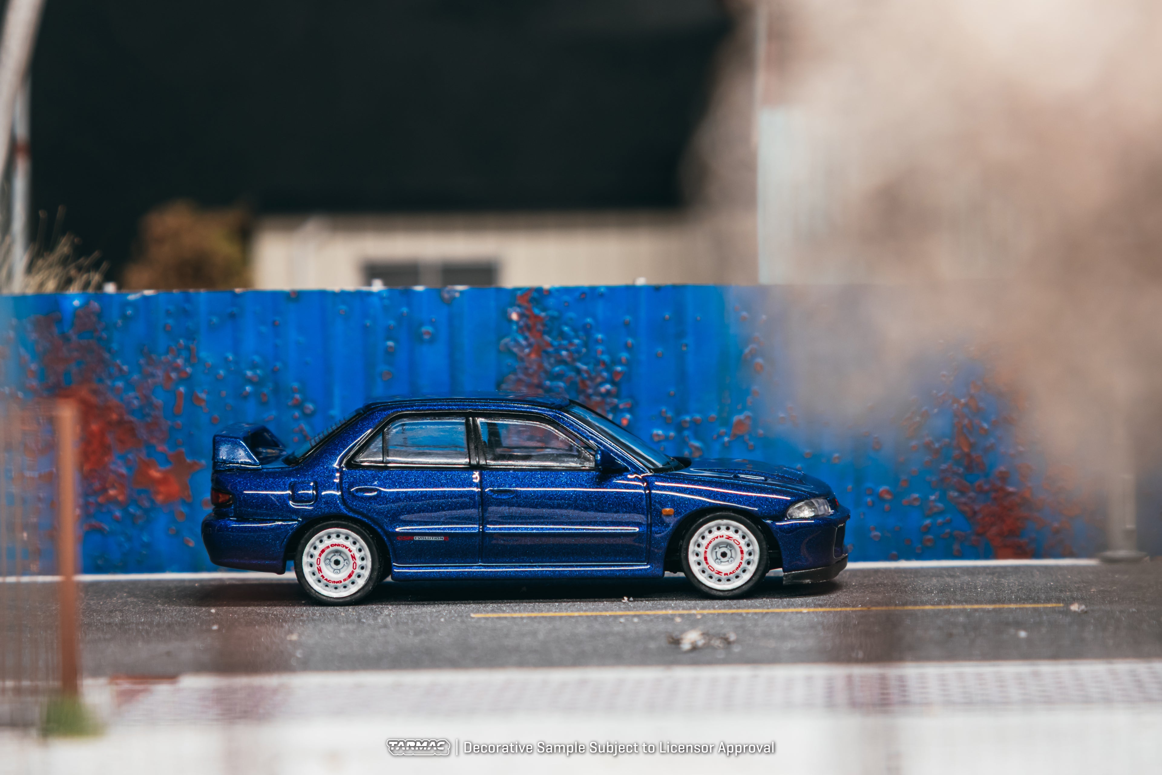 [Pre Order, Box] Tarmac Works - Mitsubishi Lancer GSR Evolution II - Blue