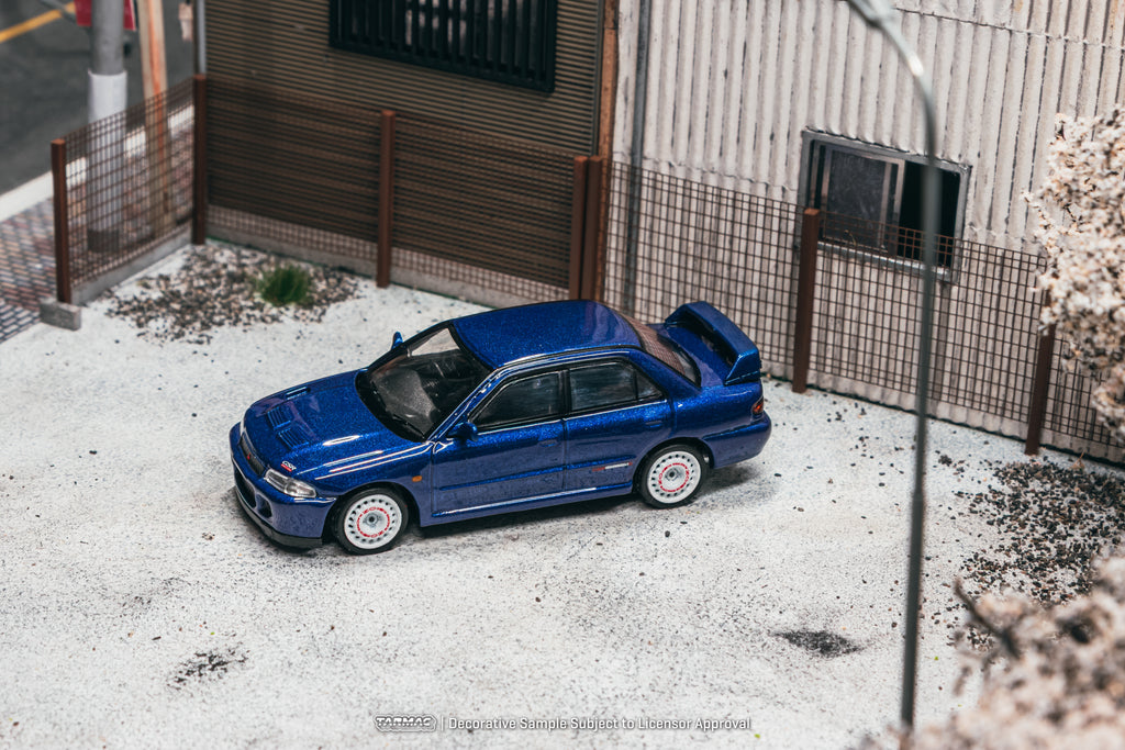 [Pre Order, Box] Tarmac Works - Mitsubishi Lancer GSR Evolution II - Blue