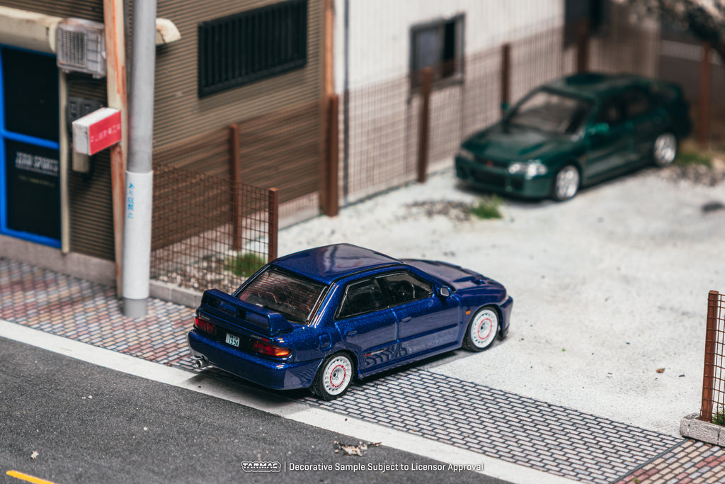 [Pre Order, Box] Tarmac Works - Mitsubishi Lancer GSR Evolution II - Blue