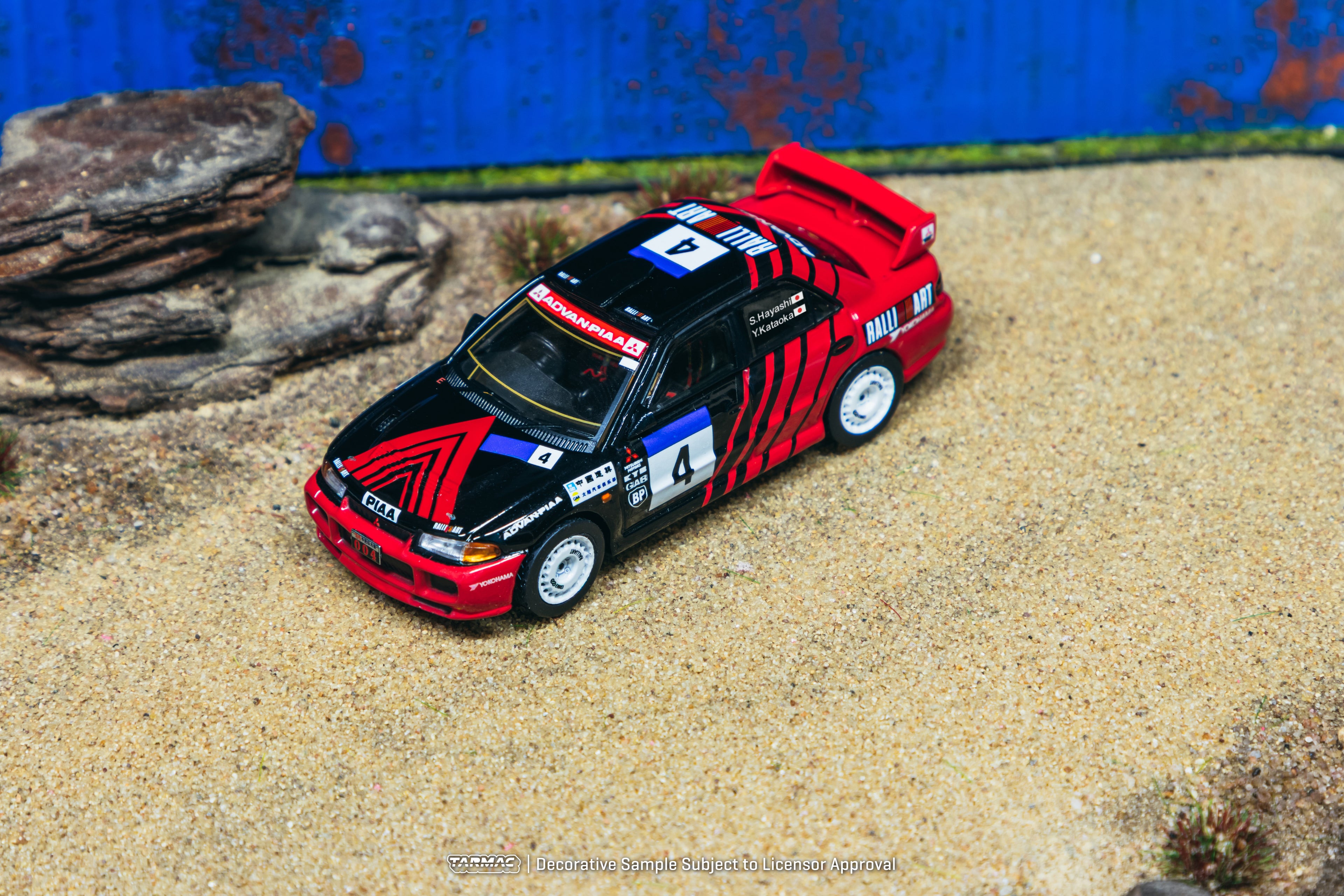 [Pre Order, Box] Tarmac Works - Mitsubishi Lancer Evolution III China Rally 1998 - Yoshihiro Kataoka / Satoshi Hayashi