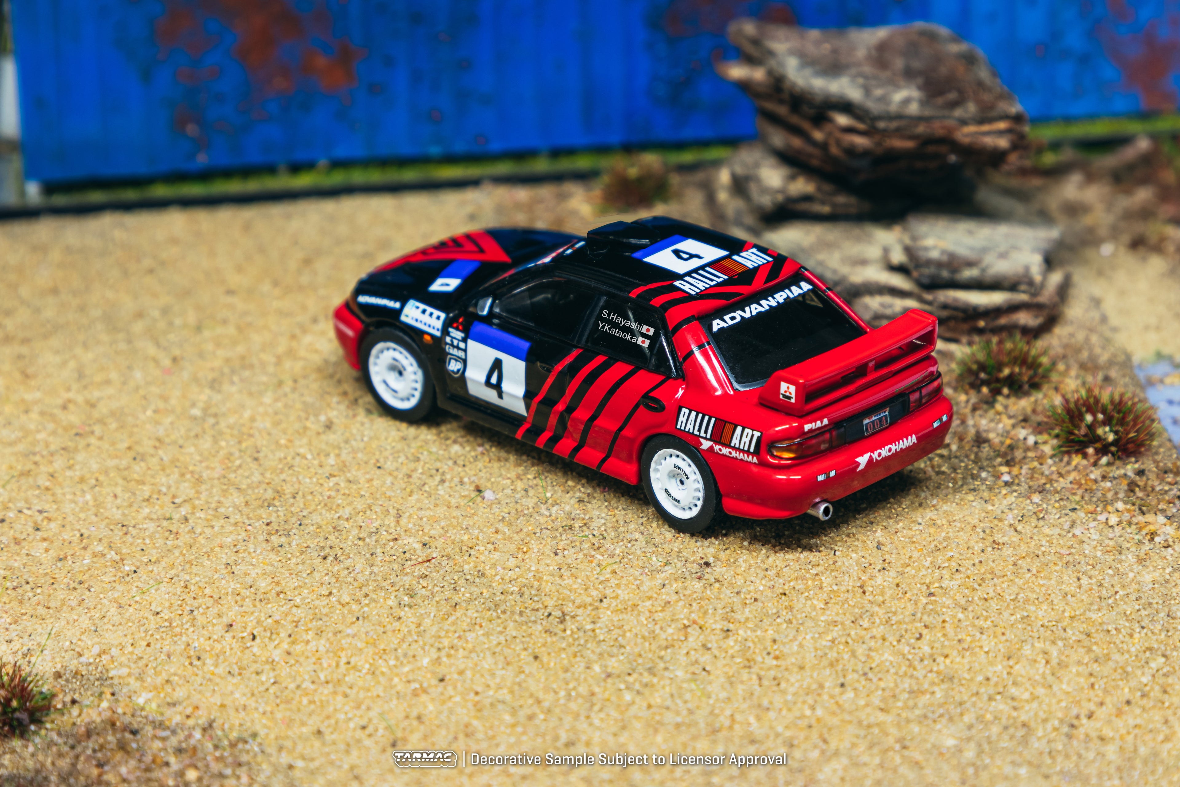 [Pre Order, Box] Tarmac Works - Mitsubishi Lancer Evolution III China Rally 1998 - Yoshihiro Kataoka / Satoshi Hayashi