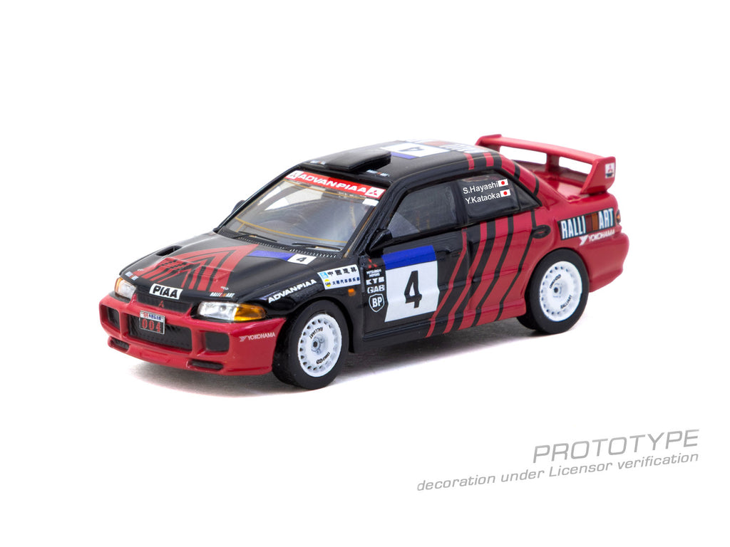 [Pre Order, Box] Tarmac Works - Mitsubishi Lancer Evolution III China Rally 1998 - Yoshihiro Kataoka / Satoshi Hayashi