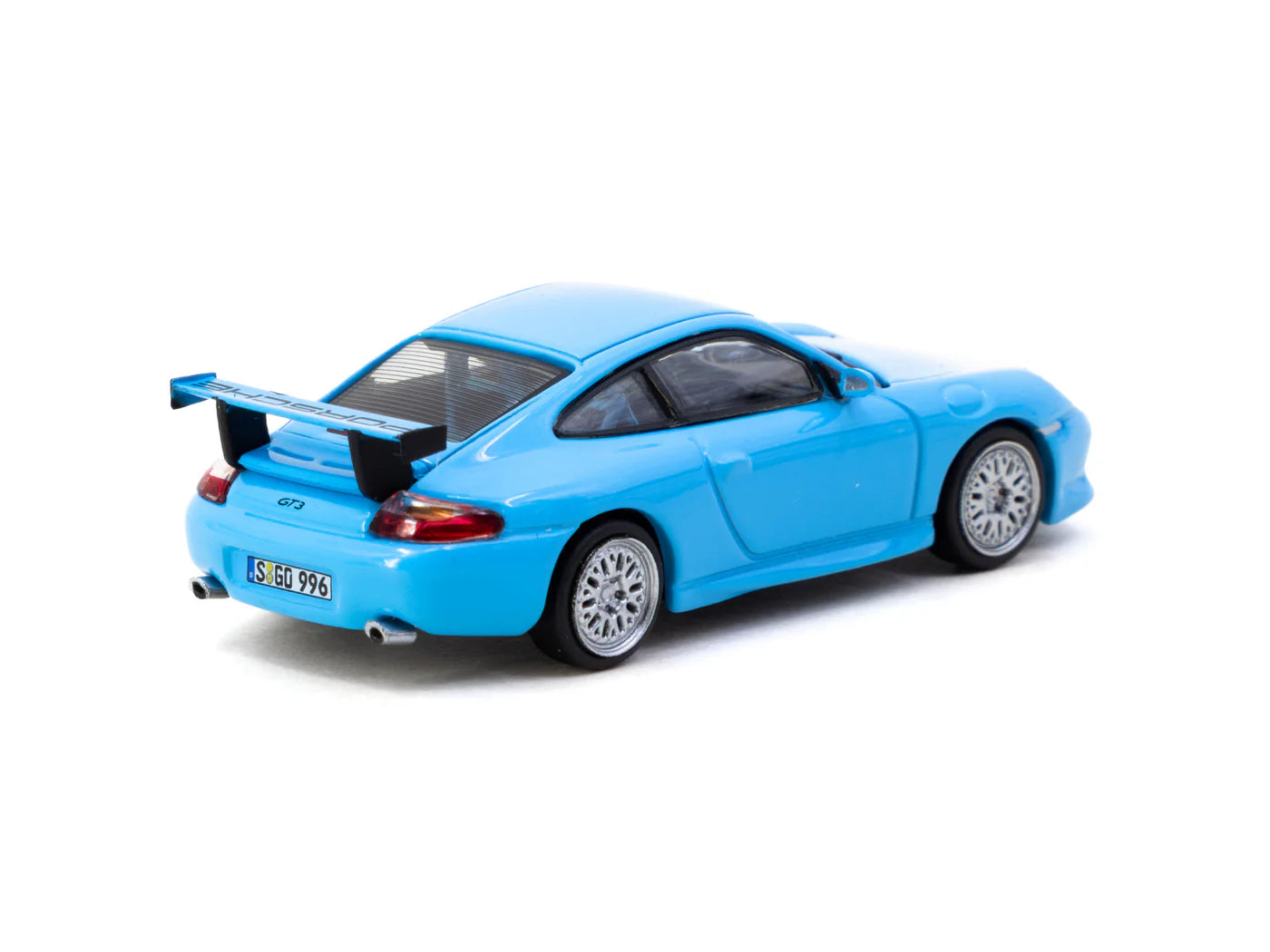 [Pre Order] Tarmac Works X iXO Models - Porsche 911 GT3 (type 996) Light Blue - Global64