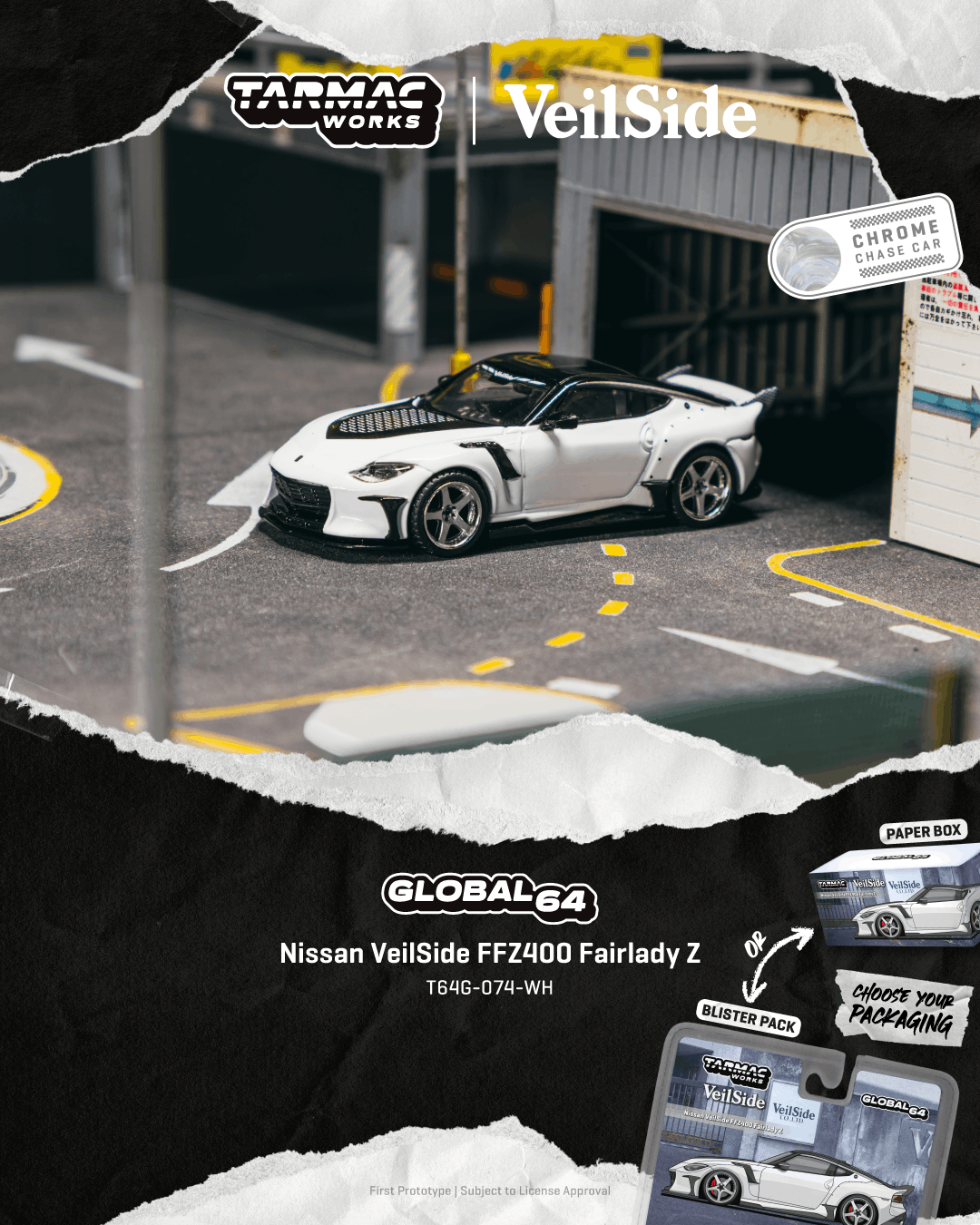 Tarmac Works - Nissan VeilSide FFZ400 Fairlady Z - White