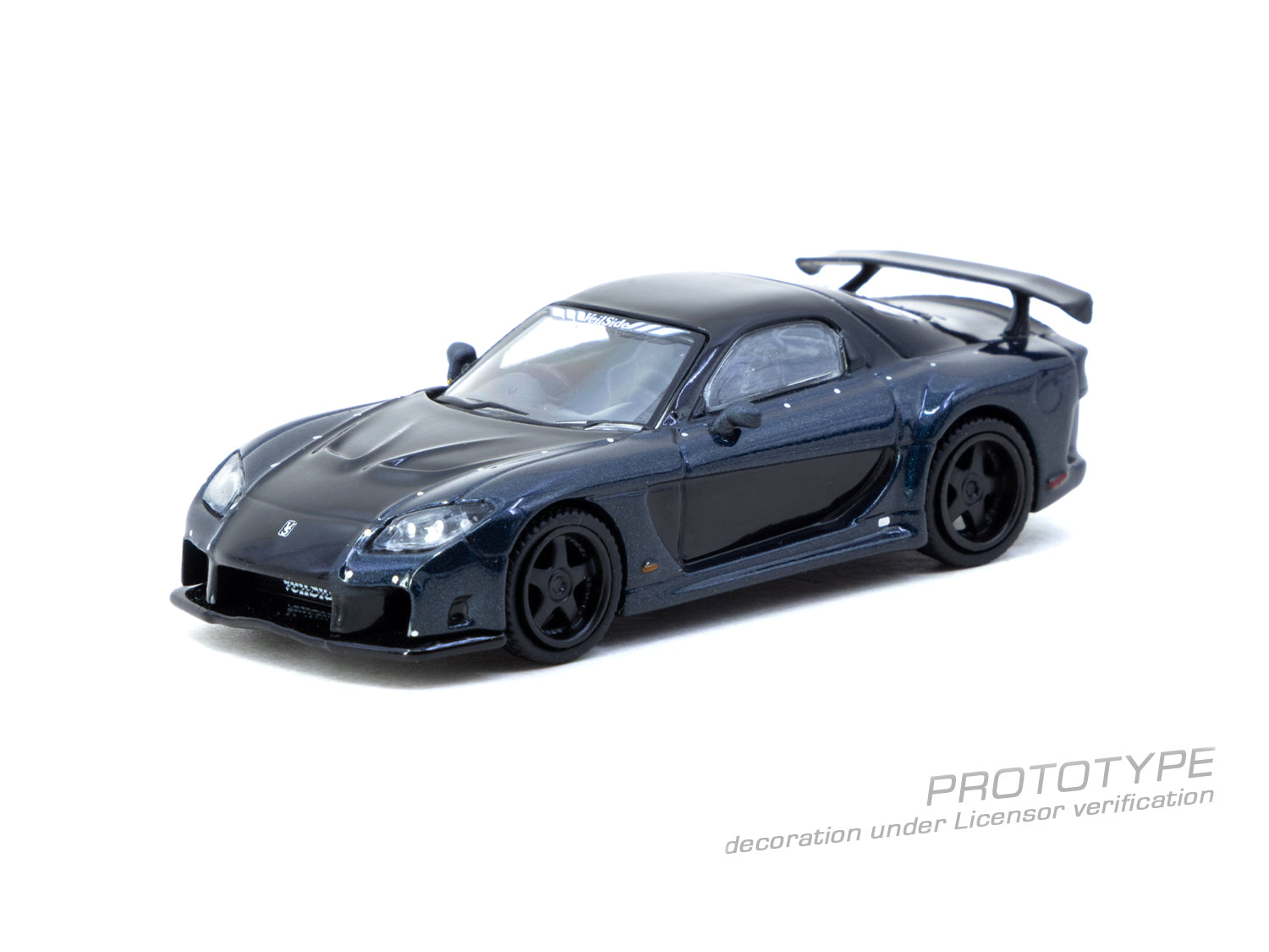 [Pre Order, Box] Tarmac Works - Mazda RX-7 VeilSide Fortune7 Dark Blue / Black