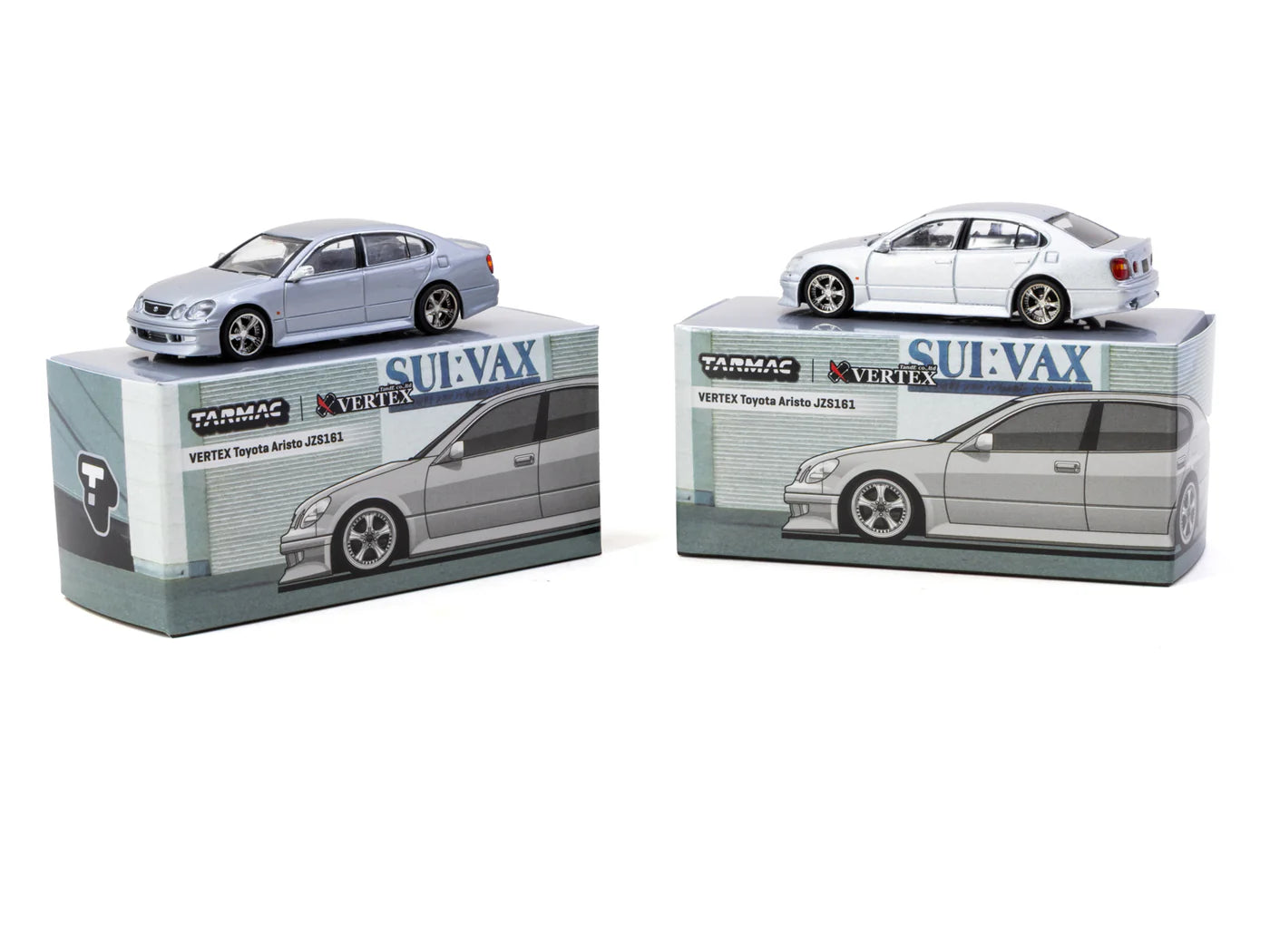 [Pre Order] Tarmac Works - VERTEX Toyota Aristo JZS161 Silver - GLOBAL64