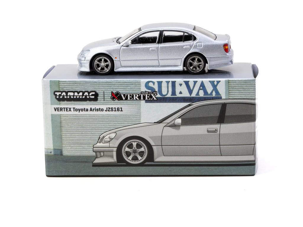 [Pre Order] Tarmac Works - VERTEX Toyota Aristo JZS161 Silver - GLOBAL64