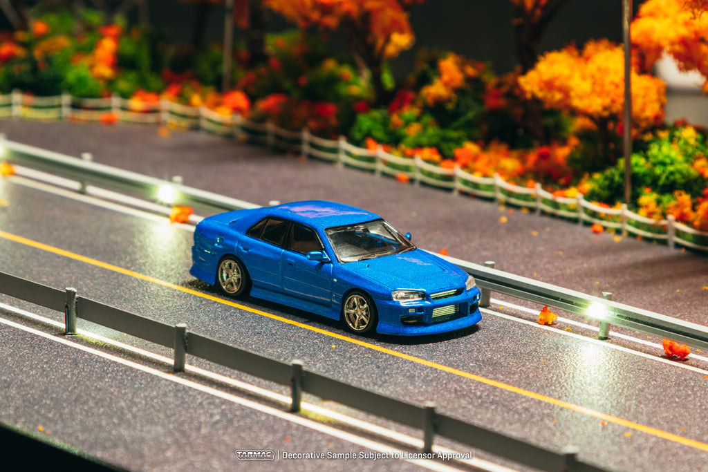 [Pre Order, Box] Tarmac Works - URAS Skyline ER34 - Blue