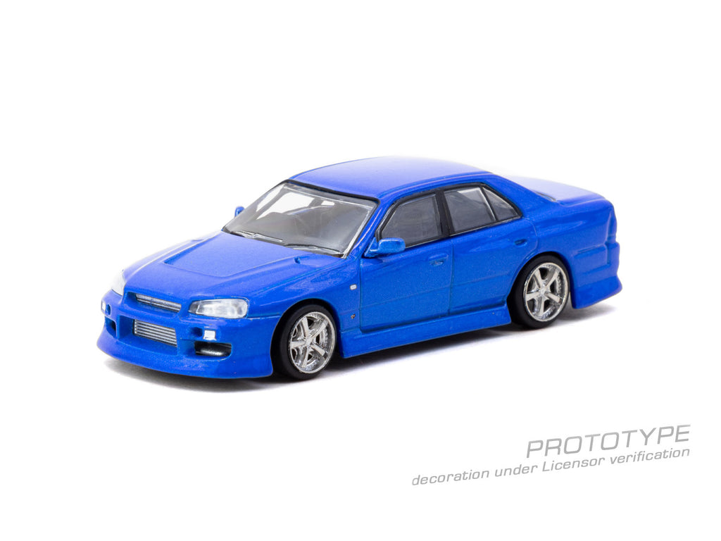 [Pre Order, Box] Tarmac Works - URAS Skyline ER34 - Blue