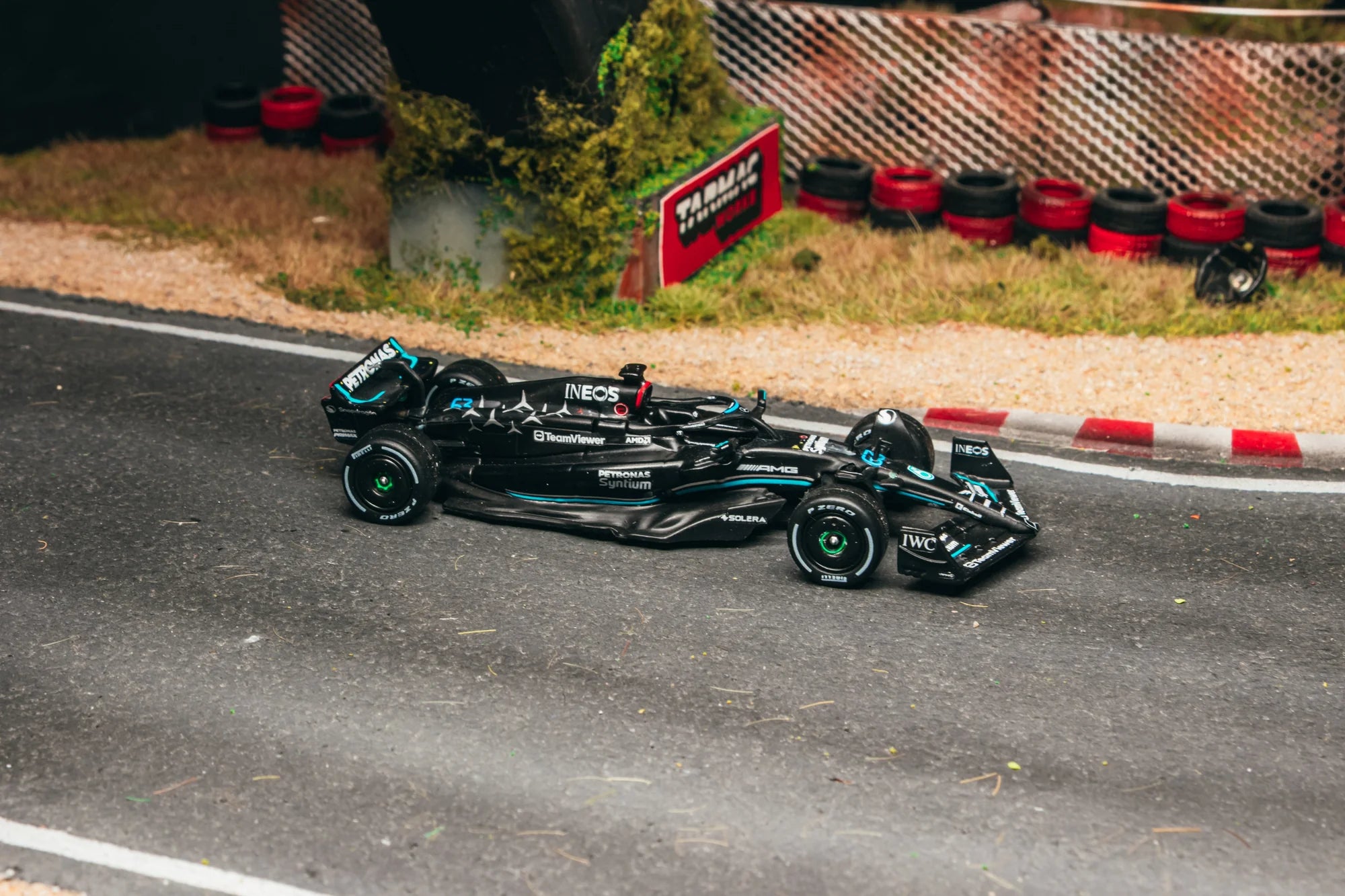 [Pre Order] Tarmac Works - Mercedes-AMG F1 W14 E Performance Italian Grand Prix 2023 #63 George Russell