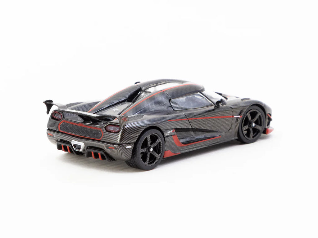 [Pre Order] Tarmac Works - Koenigsegg Agera RS Black Carbon Fiber / Red Accents - GLOBAL64