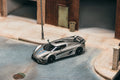 [Pre Order] Tarmac Works - Koenigsegg Regera Silver Metallic / Blue Accents with Tarmac Cards Combo Set