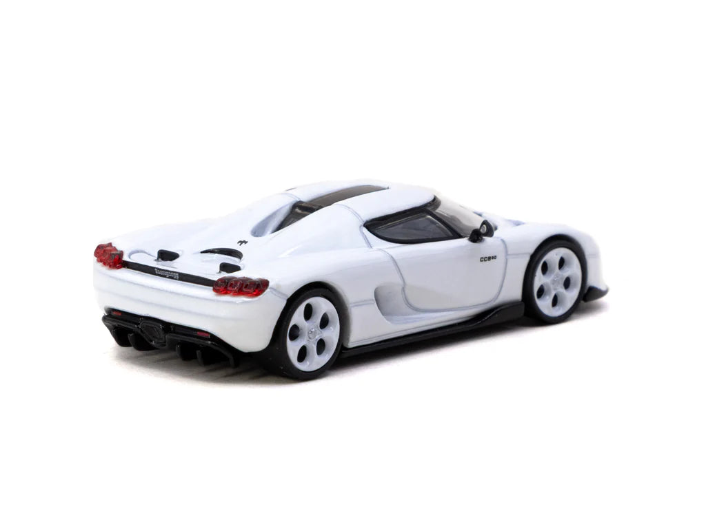 [Pre Order, Free Shipping] Tarmac Works Koenigsegg CC850 White with Tarmac Cards Combo Set - GLOBAL64