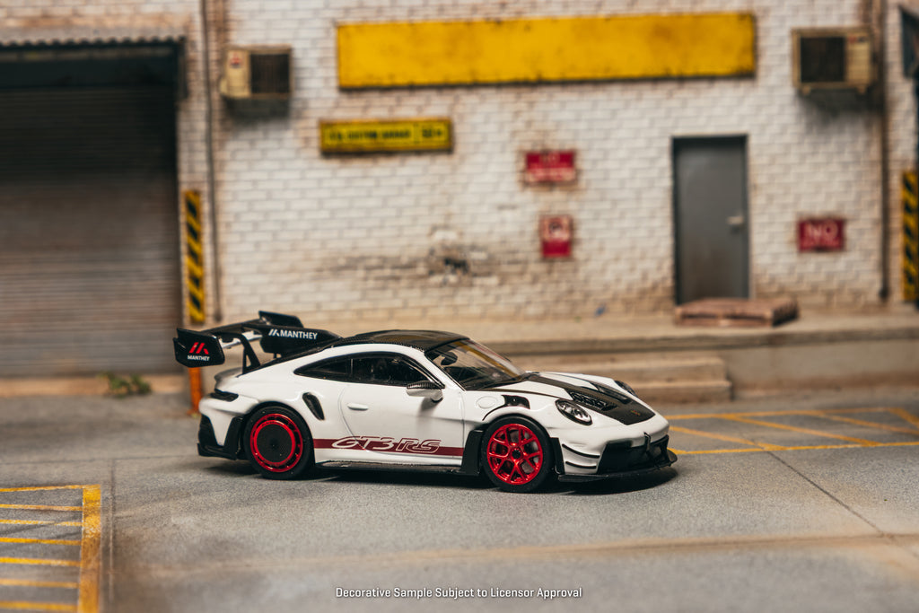 Tarmac Works - Porsche GT3RS (992.1) MR - White Red - Tarmac Special Edition