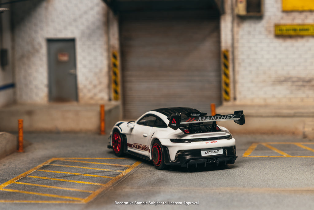 Tarmac Works - Porsche GT3RS (992.1) MR - White Red - Tarmac Special Edition