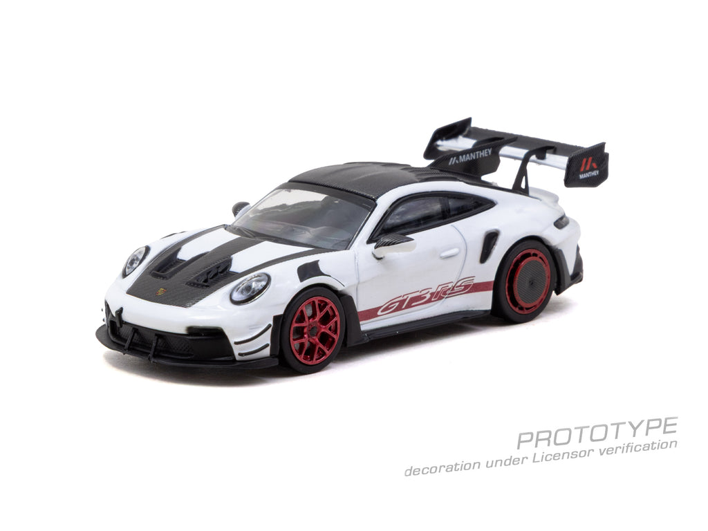 Tarmac Works - Porsche GT3RS (992.1) MR - White Red - Tarmac Special Edition