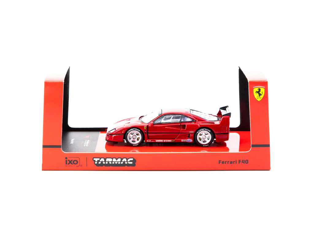 [Pre Order] Tarmac Works - Ferrari F40 Red - Tarmac Works X iXO Models ROAD64