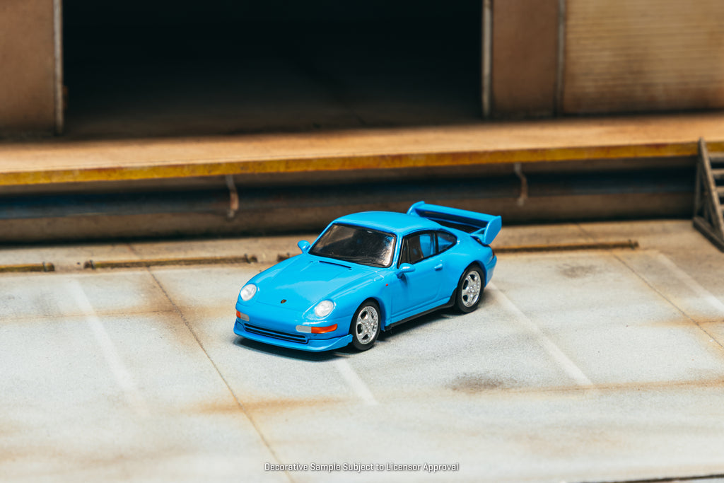[Pre Order, Box] Tarmac Works - Porsche 911 993 Cup - Riviera blue