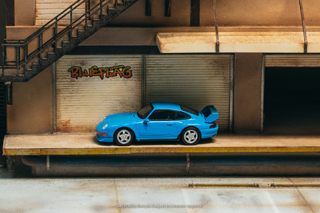 [Pre Order, Box] Tarmac Works - Porsche 911 993 Cup - Riviera blue
