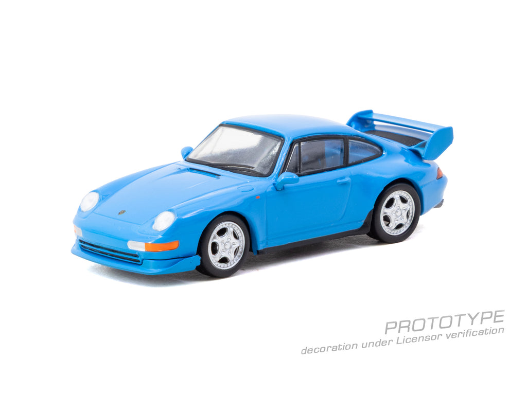 [Pre Order, Box] Tarmac Works - Porsche 911 993 Cup - Riviera blue