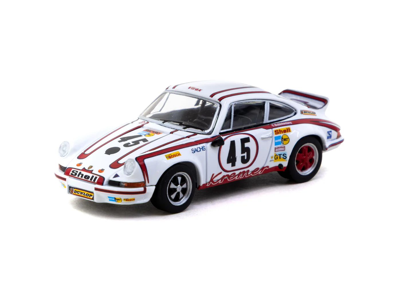 [Pre Order] Tarmac Works - Porsche 911 Carrera RSR 2.8 24h Le Mans 1973 #45 Winner - Schuco X Tarmac Works COLLAB64