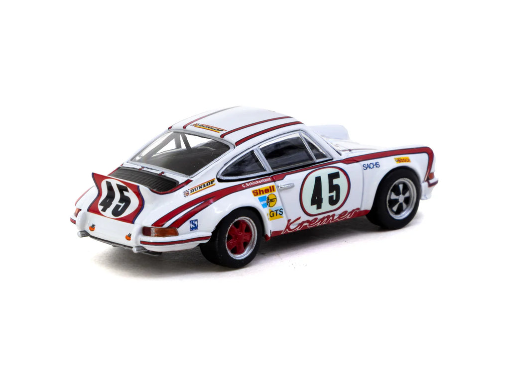 [Pre Order] Tarmac Works - Porsche 911 Carrera RSR 2.8 24h Le Mans 1973 #45 Winner - Schuco X Tarmac Works COLLAB64