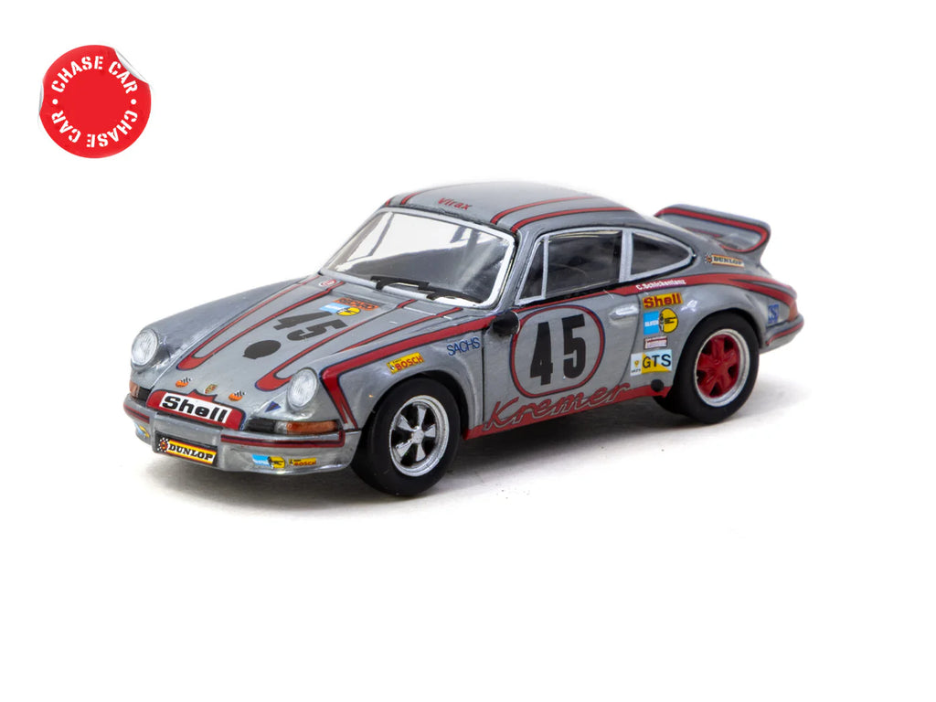 [Pre Order] Tarmac Works - Porsche 911 Carrera RSR 2.8 24h Le Mans 1973 #45 Winner - Schuco X Tarmac Works COLLAB64