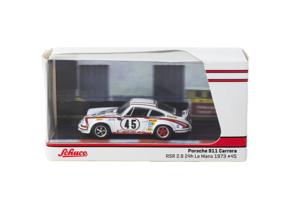 [Pre Order] Tarmac Works - Porsche 911 Carrera RSR 2.8 24h Le Mans 1973 #45 Winner - Schuco X Tarmac Works COLLAB64