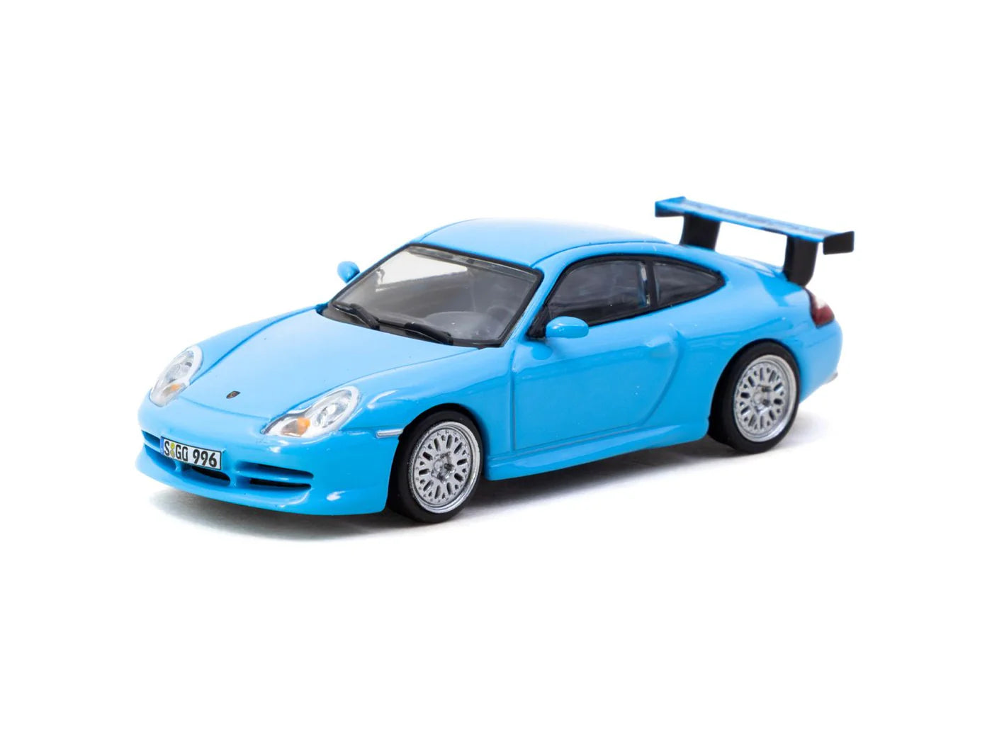 [Pre Order] Tarmac Works X iXO Models - Porsche 911 GT3 (type 996) Light Blue - Global64