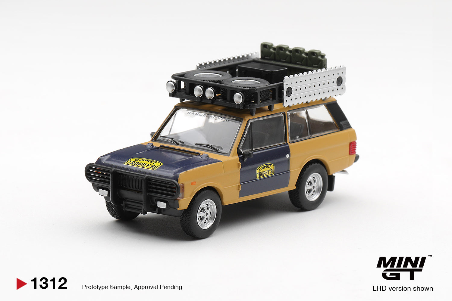 [Pre Order, Box] MiniGT - Range Rover 1981 Camel Trophy Sumatra H.Fischer & W.Bays