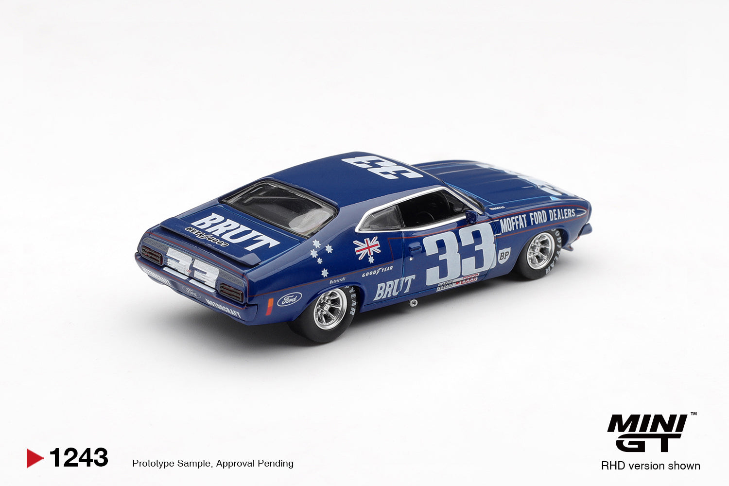 [Pre Order, Box] MiniGT - Ford XB Falcon GT #33 1974 Bathurst 1000