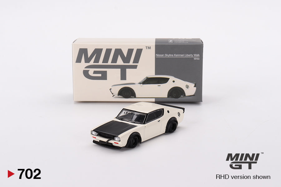 [Pre Order, Box] MiniGT - Nissan Skyline Kenmeri Liberty Walk White - 7