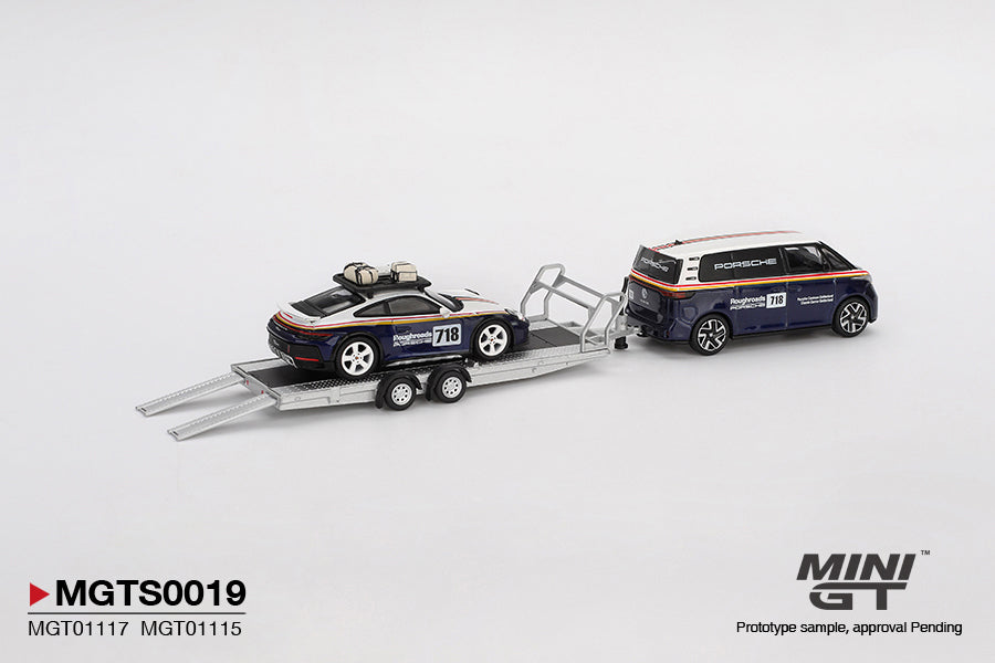 Porsche 911 Dakar #718 and Volkswagen ID Buzz Porsche Centrum Gelderland Roughroads Set
