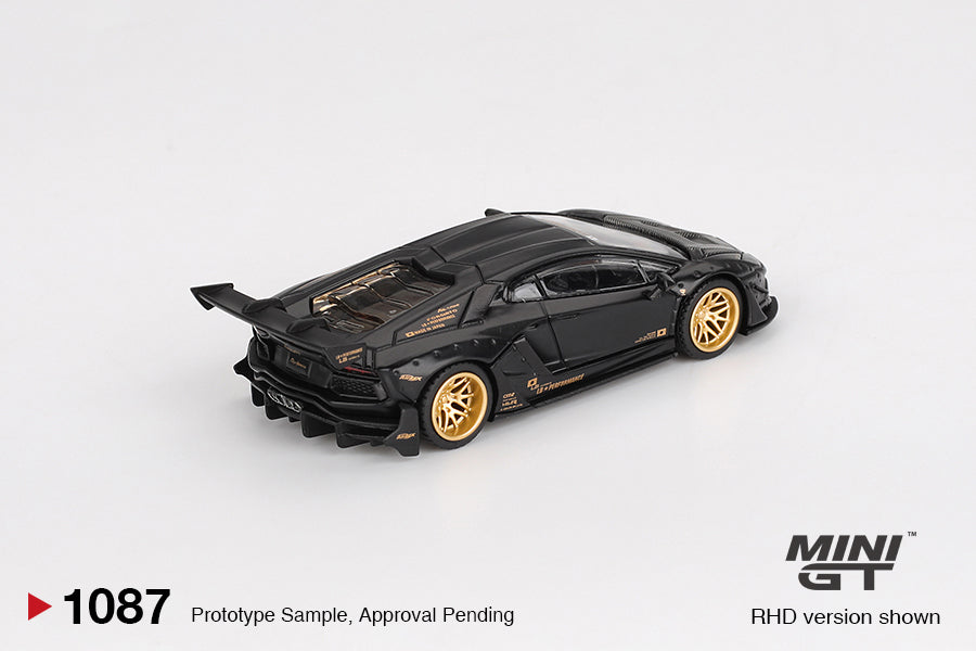 [Pre Order, Box] MiniGT - LB★WORKS Lamborghini Aventador Limited Edition Matte Black