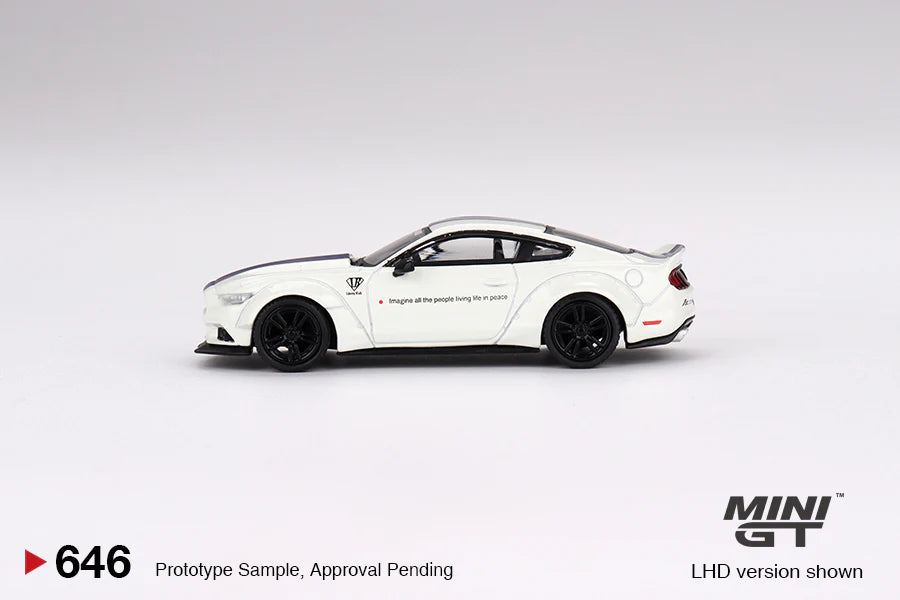 MiniGT - Ford Mustang GT LB-WORKS - White