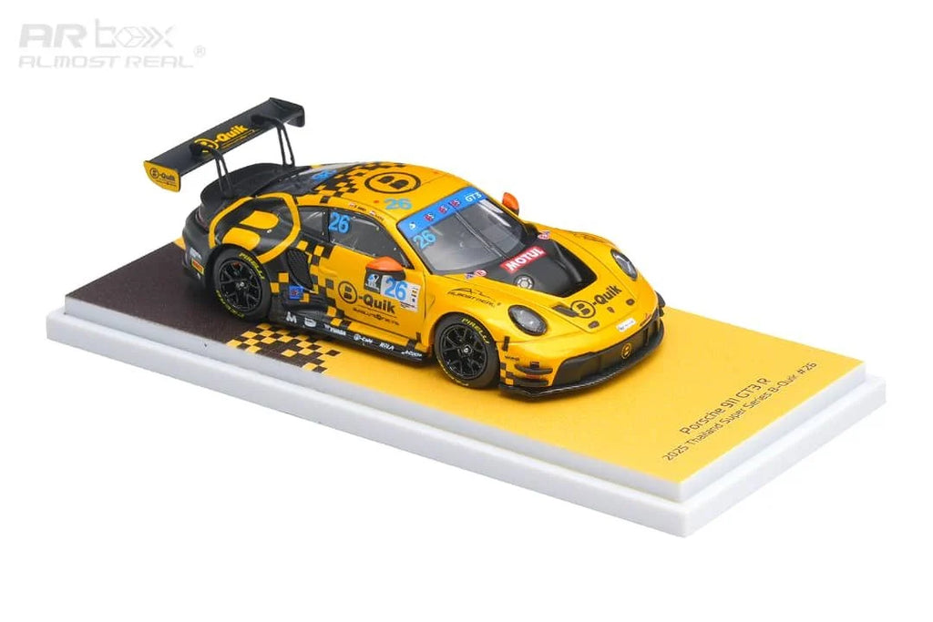 Porsche 992 GT3 R - 2025 Thailand Super Series B-Quik Absolute Racing #26 - Metallic Yellow Livery