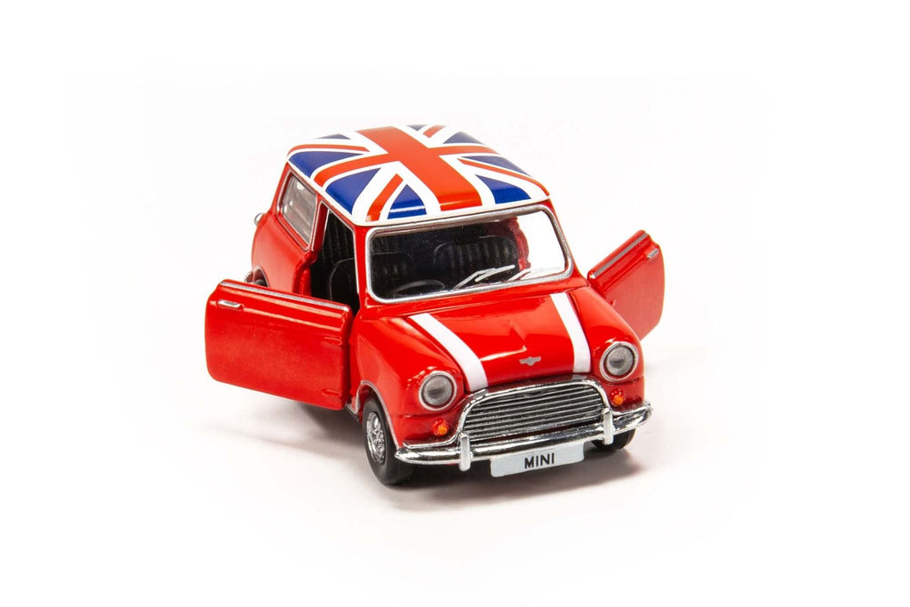 Mini Cooper - Union Jack Roof & White Bonnet Stripes