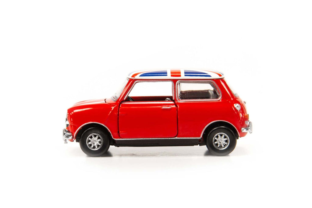 Mini Cooper - Union Jack Roof & White Bonnet Stripes