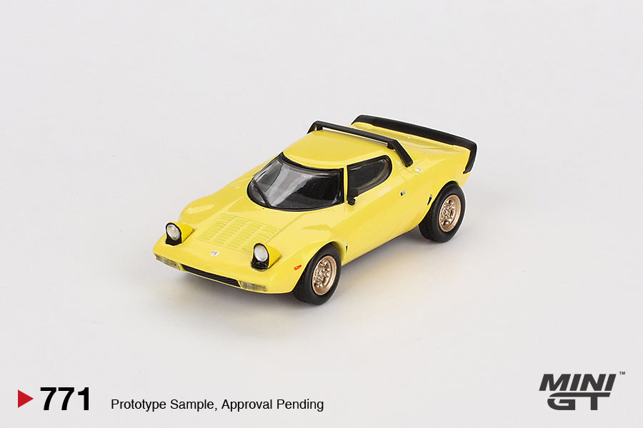 [Box] MiniGT - Lancia Stratos HF Stradale Giallo Fly - 8